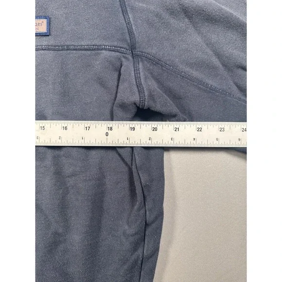 Vineyard Vines Pullover Mens Small Blue Quarter Zip Miami Embroidered Sweatshirt - Picture 4 of 8